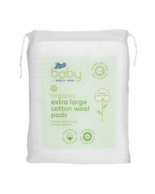 Boots Baby XL Cotton Pads 50pk
