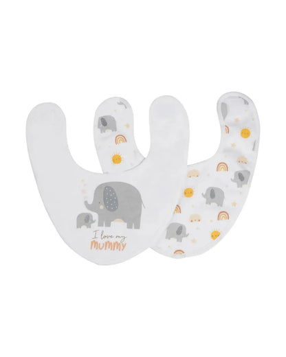 Baby Elephant Bib Set (2)