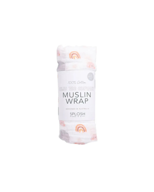 Baby Elephant Muslin Wrap