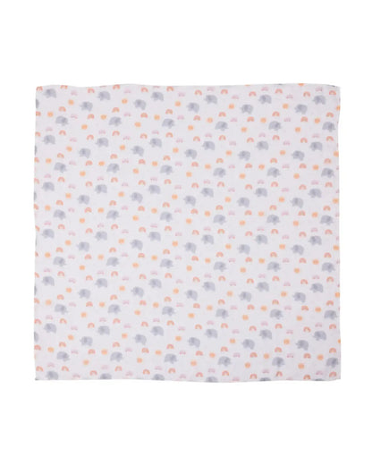 Baby Elephant Muslin Wrap