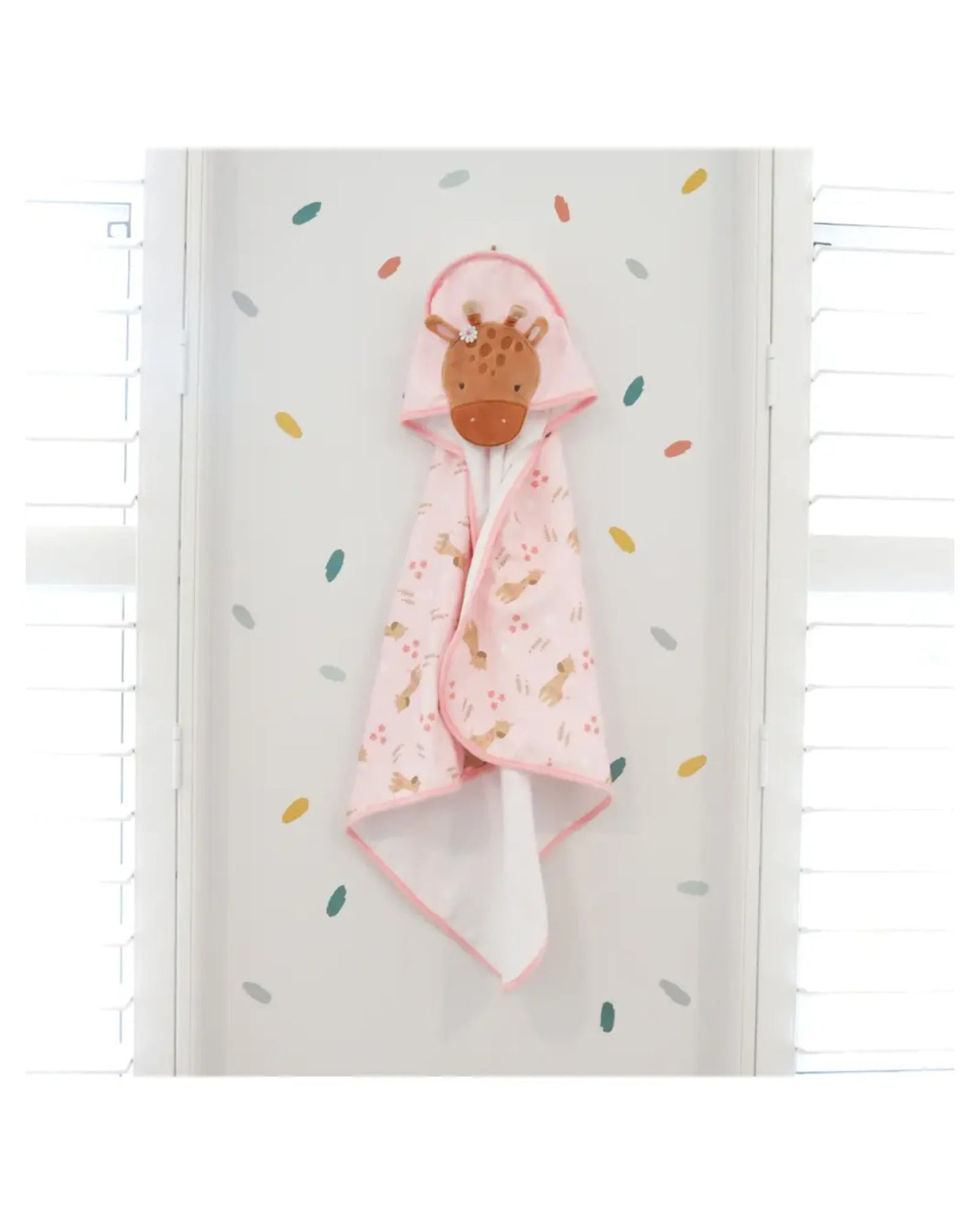 Baby Giraffe Hooded Towel