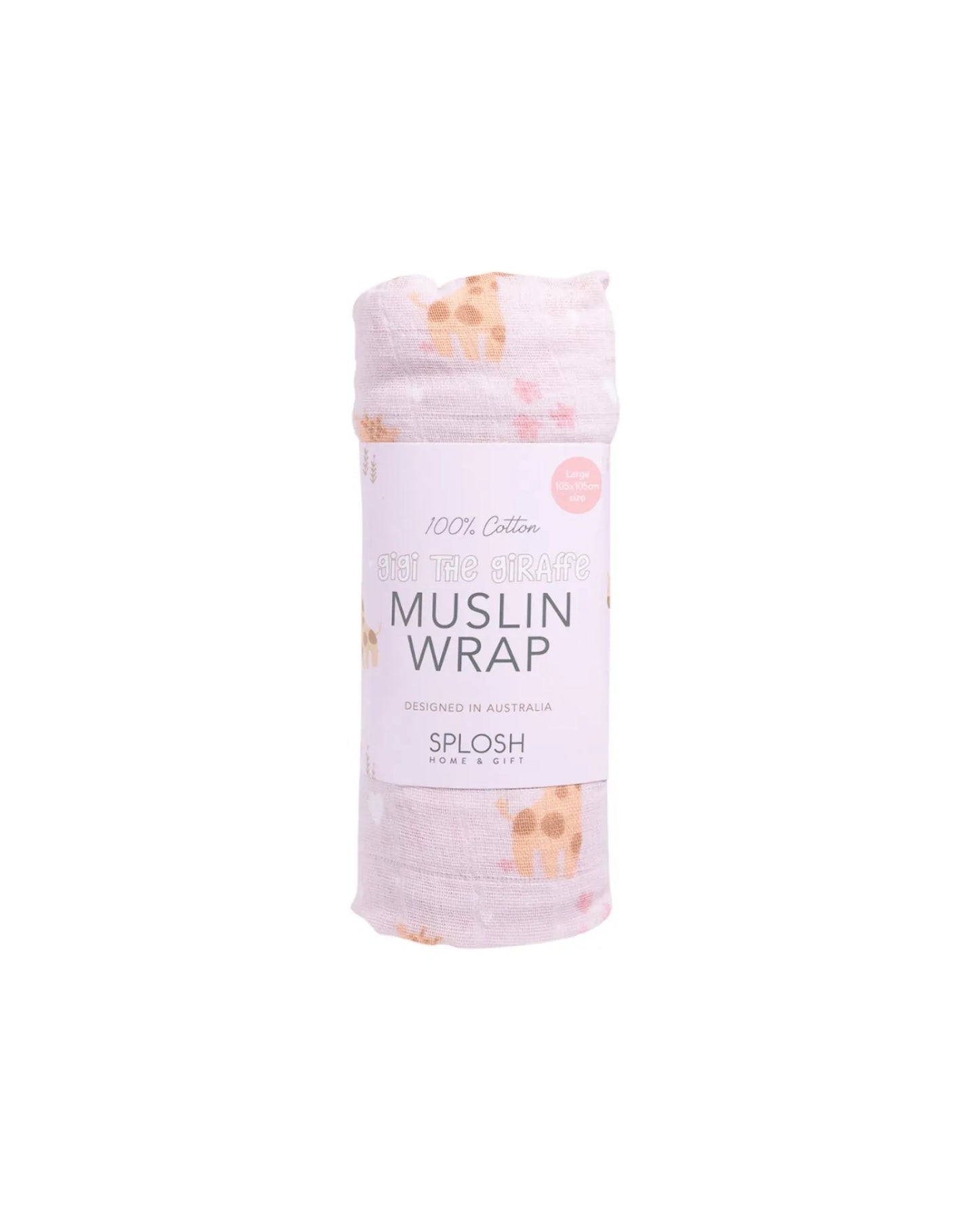 Baby Giraffe Muslin Wrap