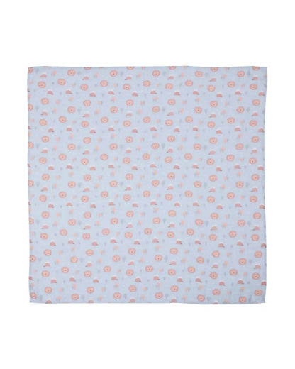 Baby Lion Muslin Wrap