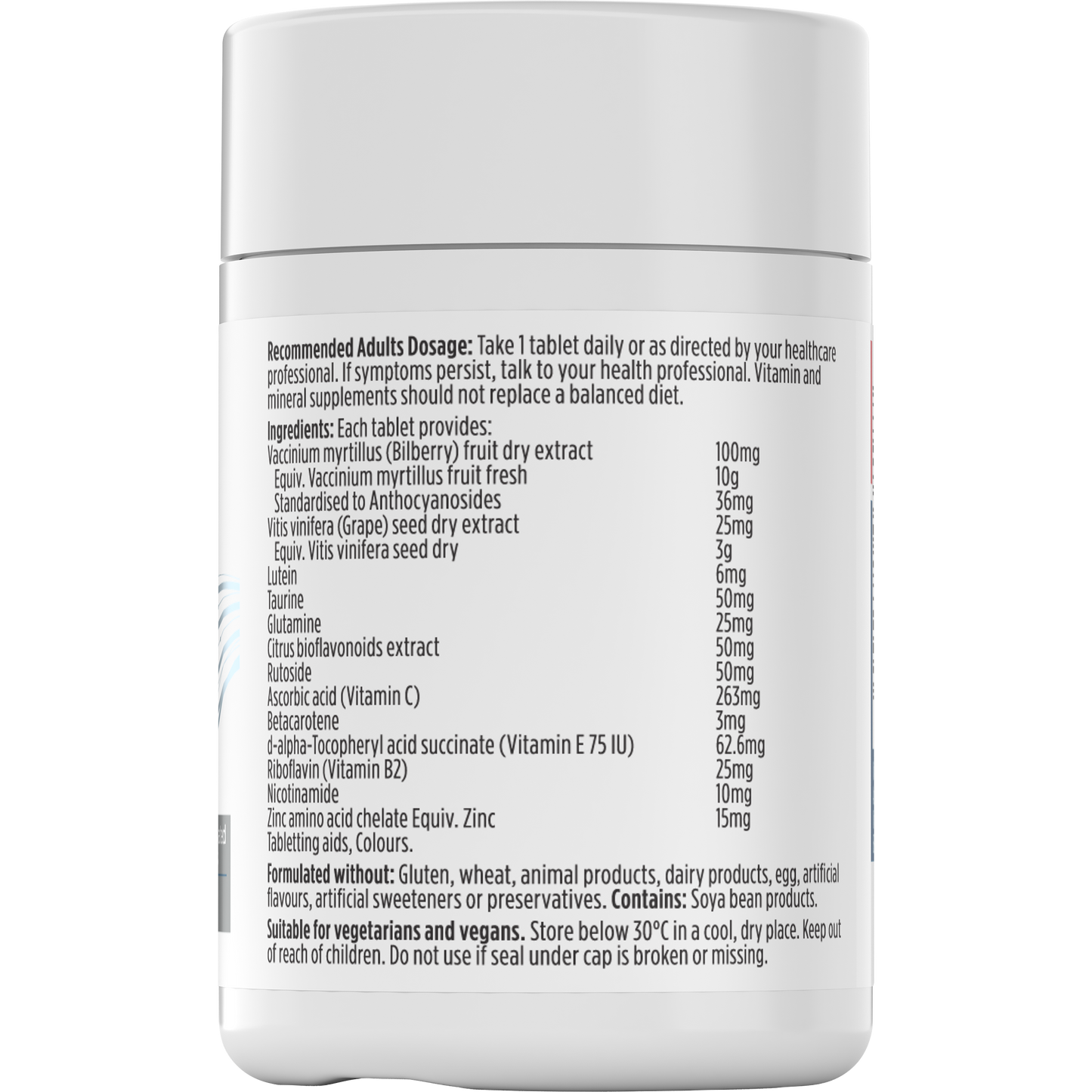 Nutra-Life Billbery 10,000 Plus 30 Tablets