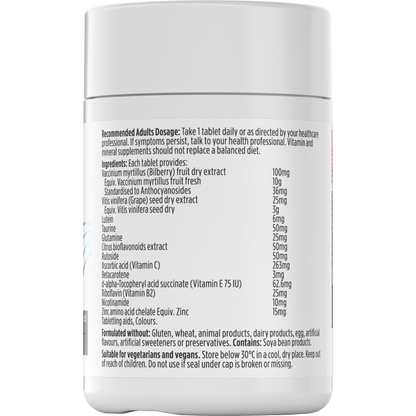 Nutra-Life Billbery 10,000 Plus 30 Tablets