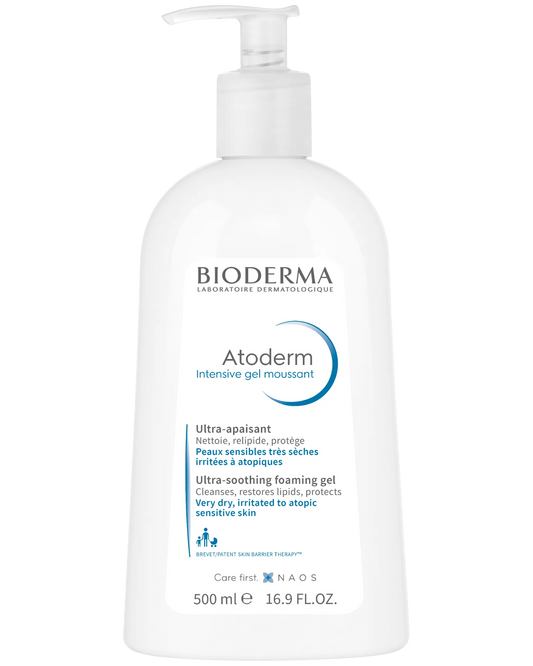 Bioderma Atoderm Intensive Gel Moussant Hydrating Foaming Cleanser 500ml
