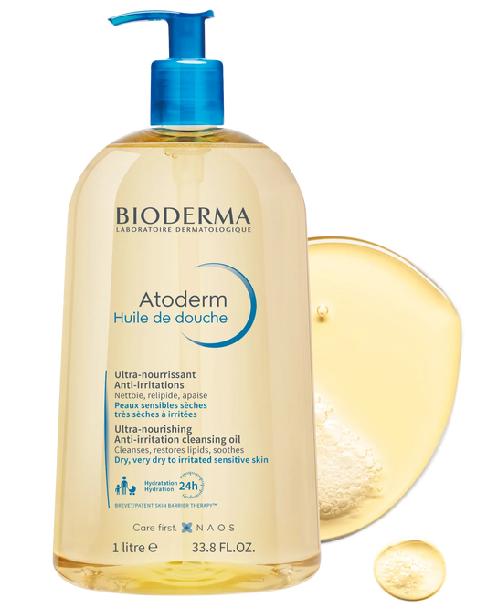 Bioderma Atoderm Ultra-Nourishing Shower Oil Cleanser 1L