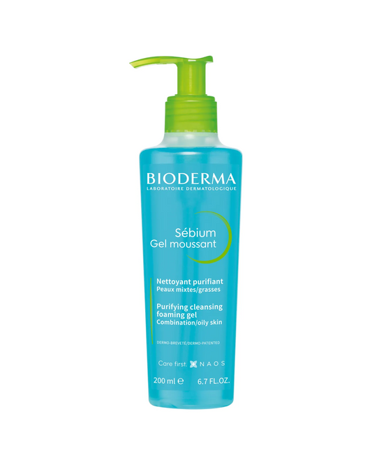 Bioderma Sebium Gel Moussant Purifying Foaming Gel Cleanser 200ml