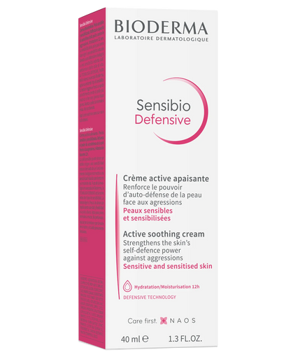 Bioderma Sensibio Soothing Lightweight Defensive Moisturiser 40ml