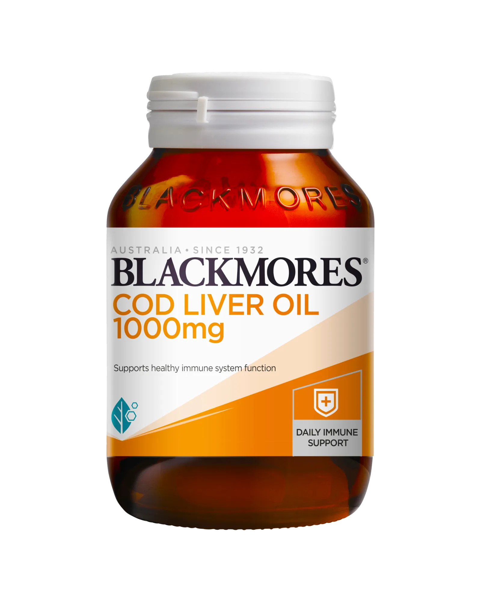 Blackmores, Cod Liver Oil, Immune, Immunity, Vitamin A, Vitamin D, Respiratory tract, mucous membranes, Digestive tract, Bone health, Skin health