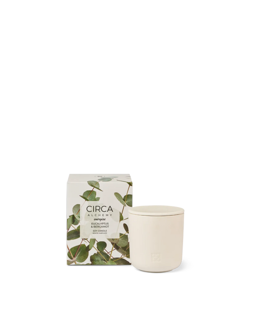 Circa Energise Eucalyptus & Bergamot Soy Candle 300g