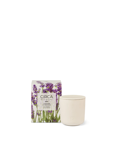 Circa Relax Lavender & Geranium Soy Candle 300g