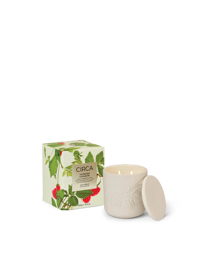 Circa Raspberry & Rhubarb Candle 300g