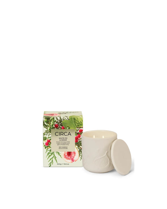 Circa White Fig & Cedar Candle 300g