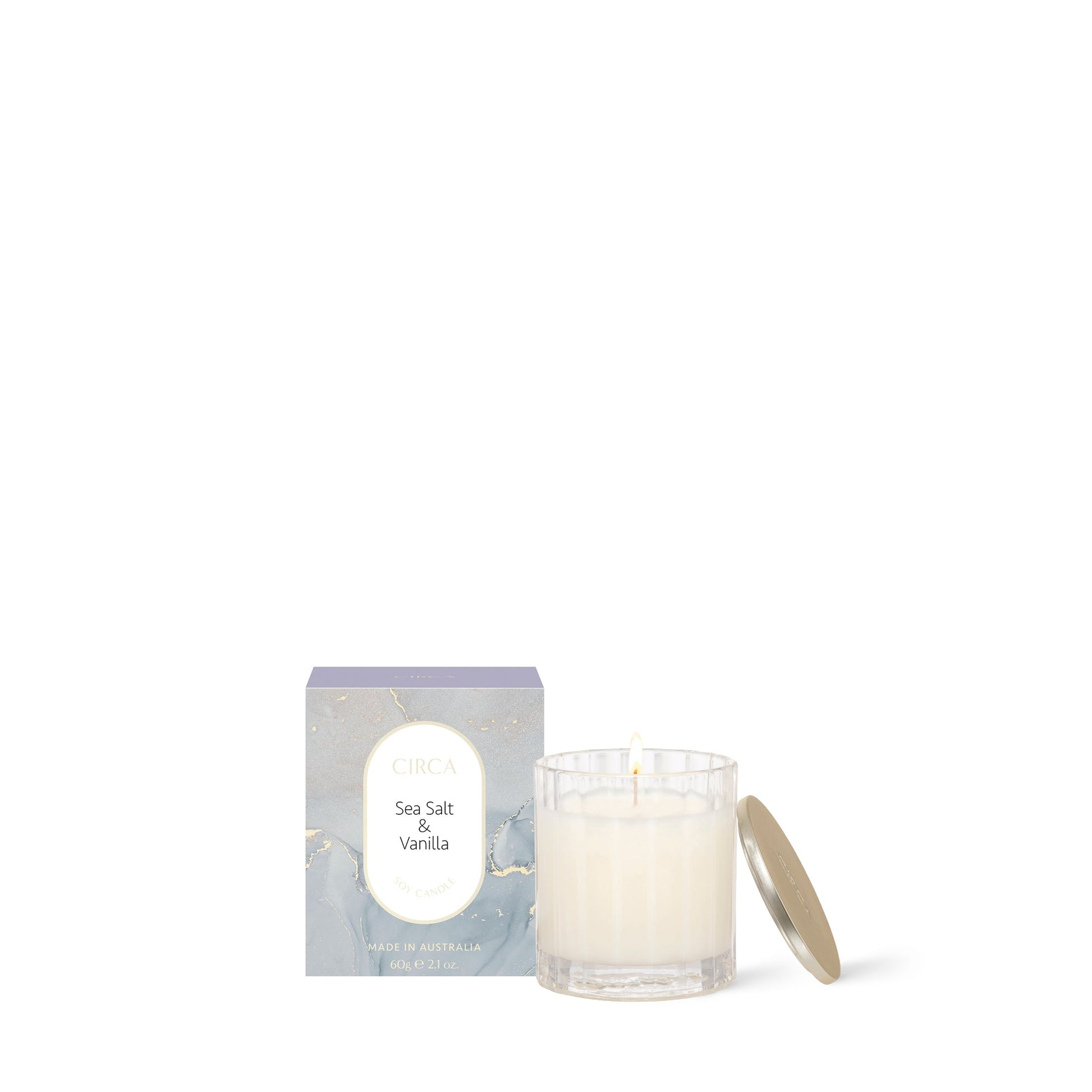 Circa, Sea Salt & Vanilla, Soy Candle, decor