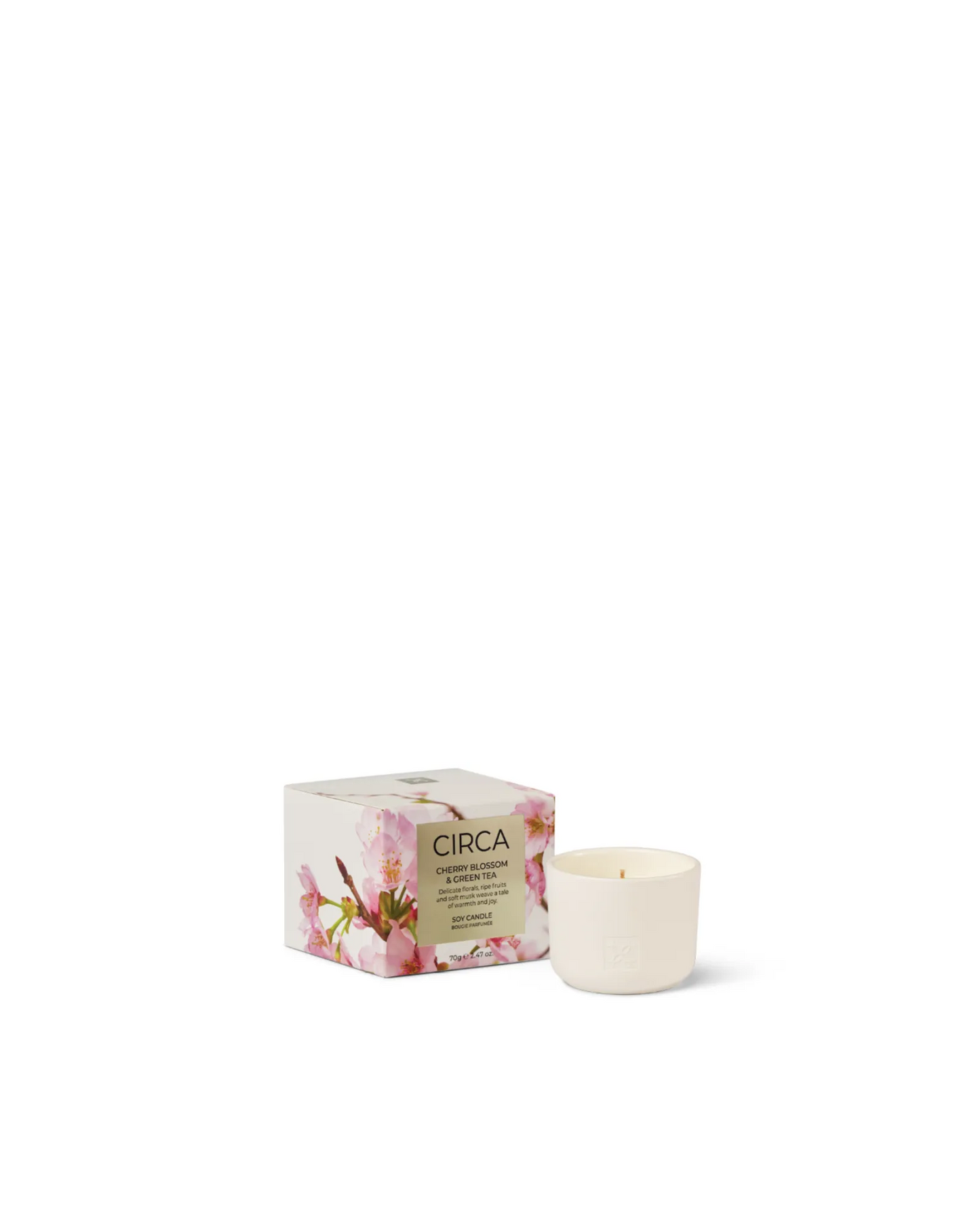 Circa Cherry Blossom & Green Tea Soy Candle 70g