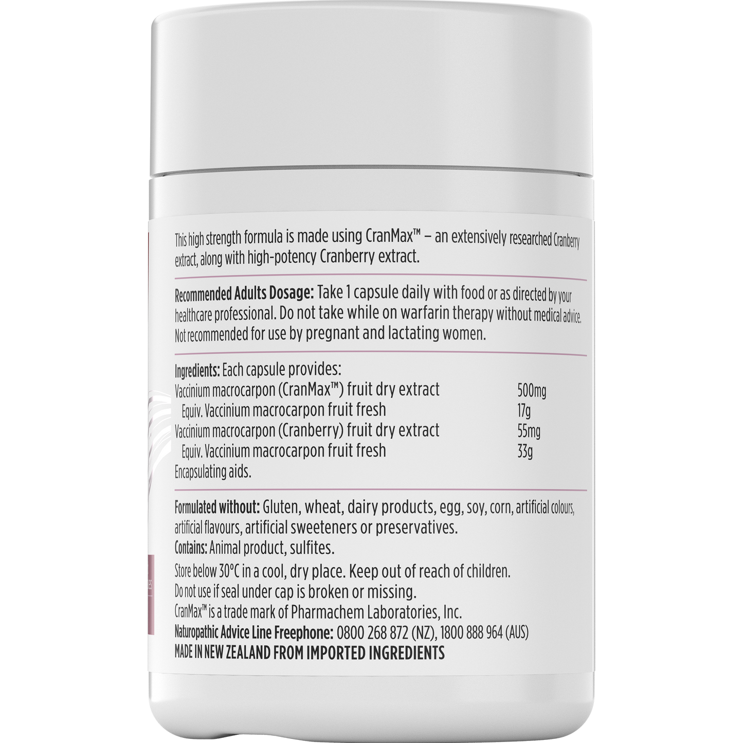 Nutra-Life Cranberry 50,000 50 Capsules