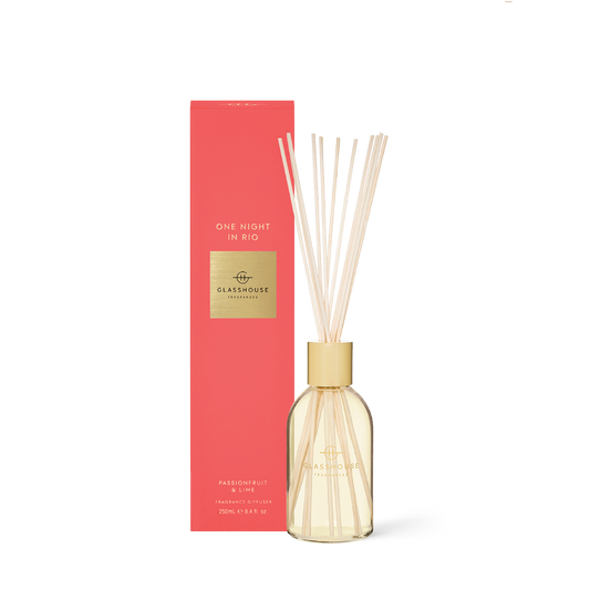 Glasshouse Fragrances, glasshouse, diffuser, One Night In Rio, decor