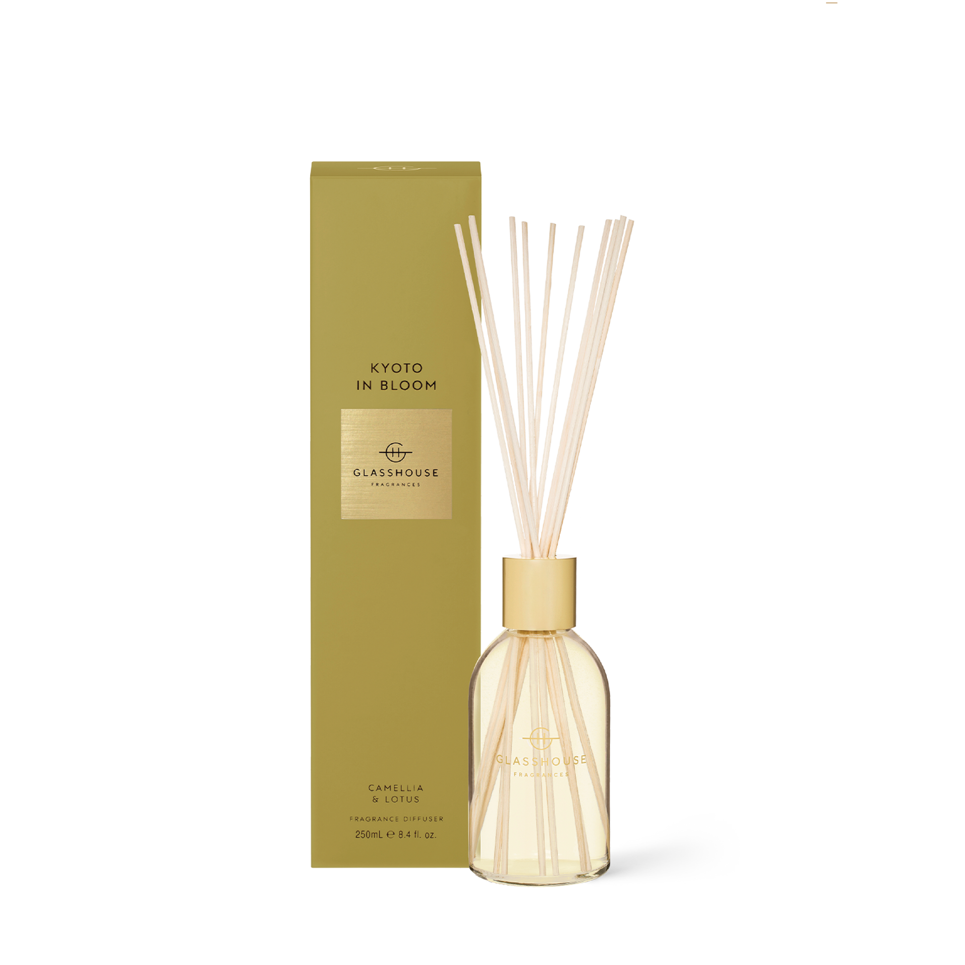 Glasshouse Fragrances, glasshouse, diffuser, Kyoto In Bloom, decor