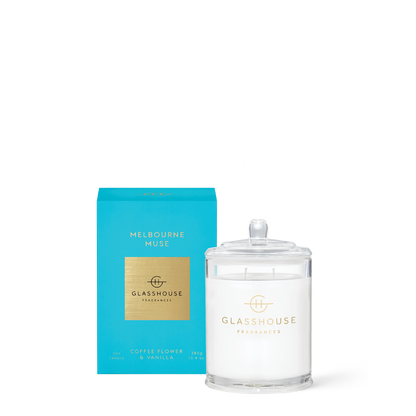 Glasshouse Fragrances, glasshouse, candle, Melbourne Muse, decor