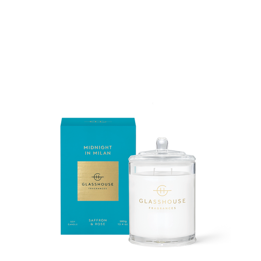 Glasshouse Fragrances, glasshouse, candle, Midnight In Milan, decor