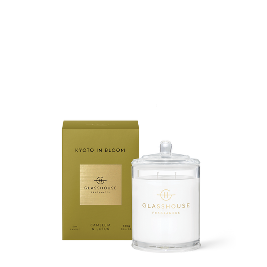 Glasshouse Fragrances, glasshouse, candle, Kyoto In Bloom, decor