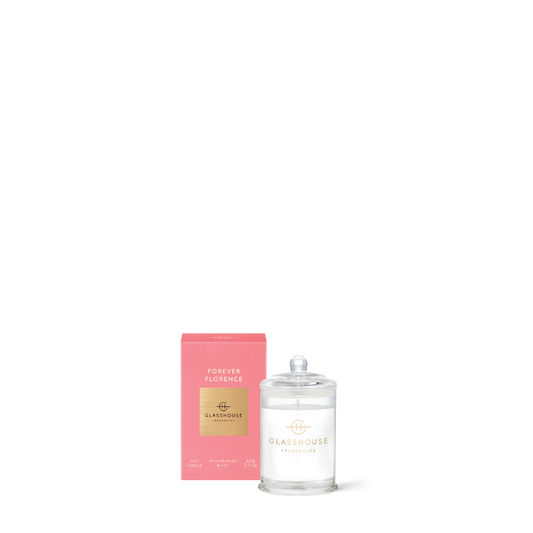 Glasshouse Fragrances, glasshouse, candle, Forever Florence, decor