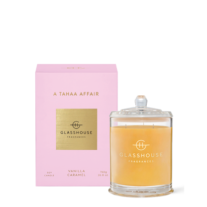Glasshouse Fragrances, glasshouse, candle, A Tahaa Affair, decor