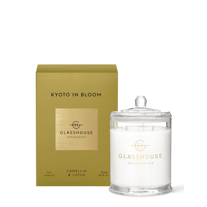 Glasshouse Fragrances, glasshouse, candle, Kyoto In Bloom, decor