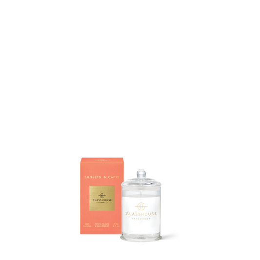 Glasshouse Fragrances, glasshouse, candle, Sunsets In Capri, decor