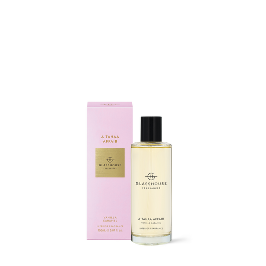 Glasshouse Fragrances, glasshouse, interior fragrance, A Tahaa Affair, room spray, home fragrance