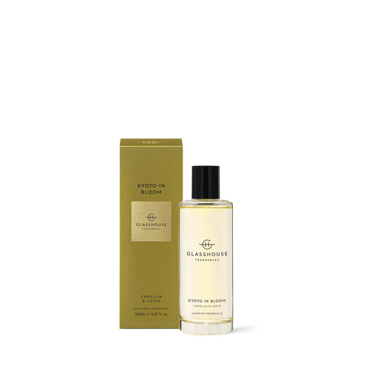 Glasshouse Fragrances, glasshouse, interior fragrance, Kyoto In Bloom, room spray, home fragrance