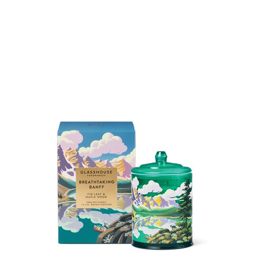 Glasshouse Breathtaking Banff 380g Triple Scented Soy Candle