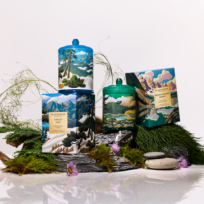 Glasshouse Chalet Chic 380g Triple Scented Soy Candle