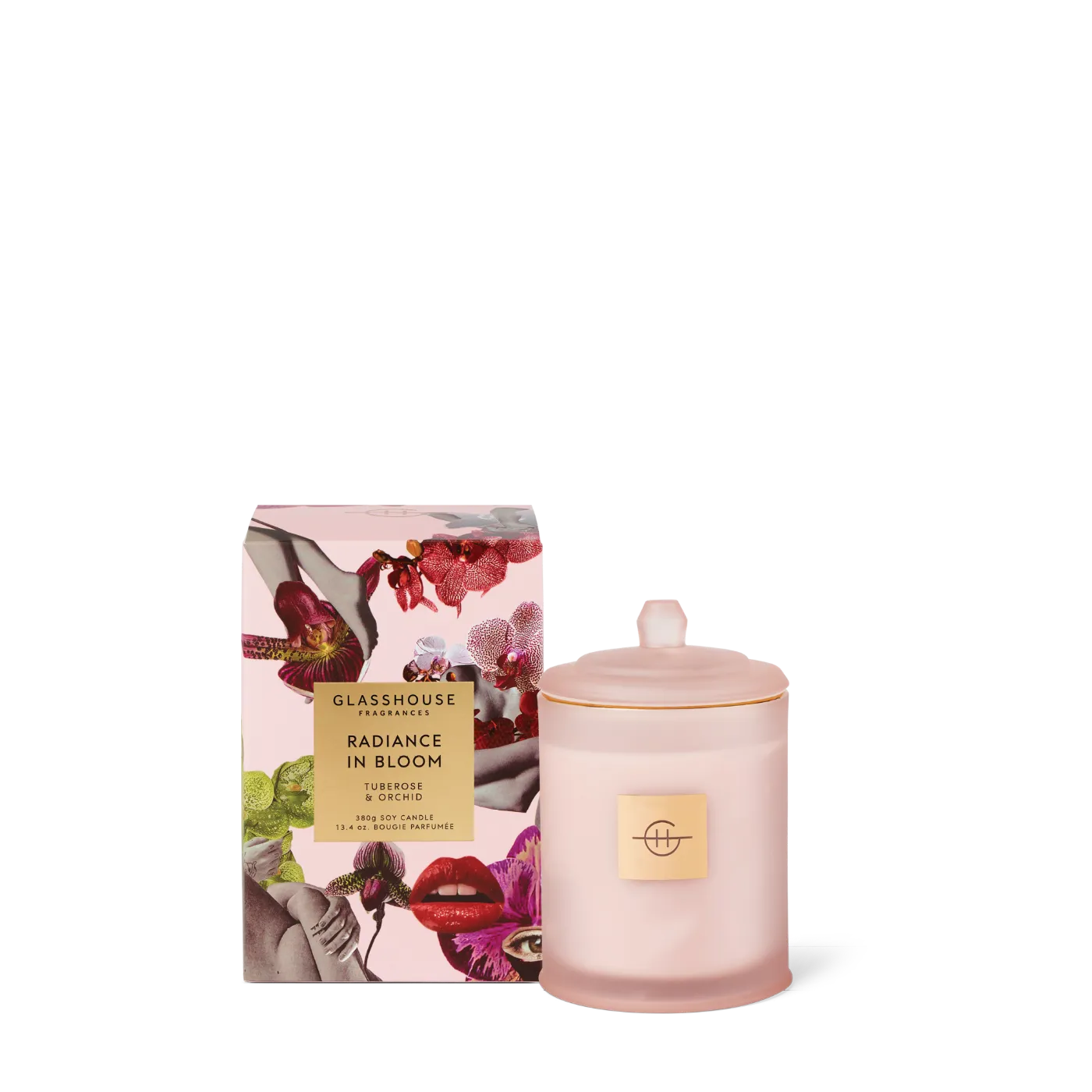 Glasshouse Radiance In Bloom 380g Triple Scented Soy Candle