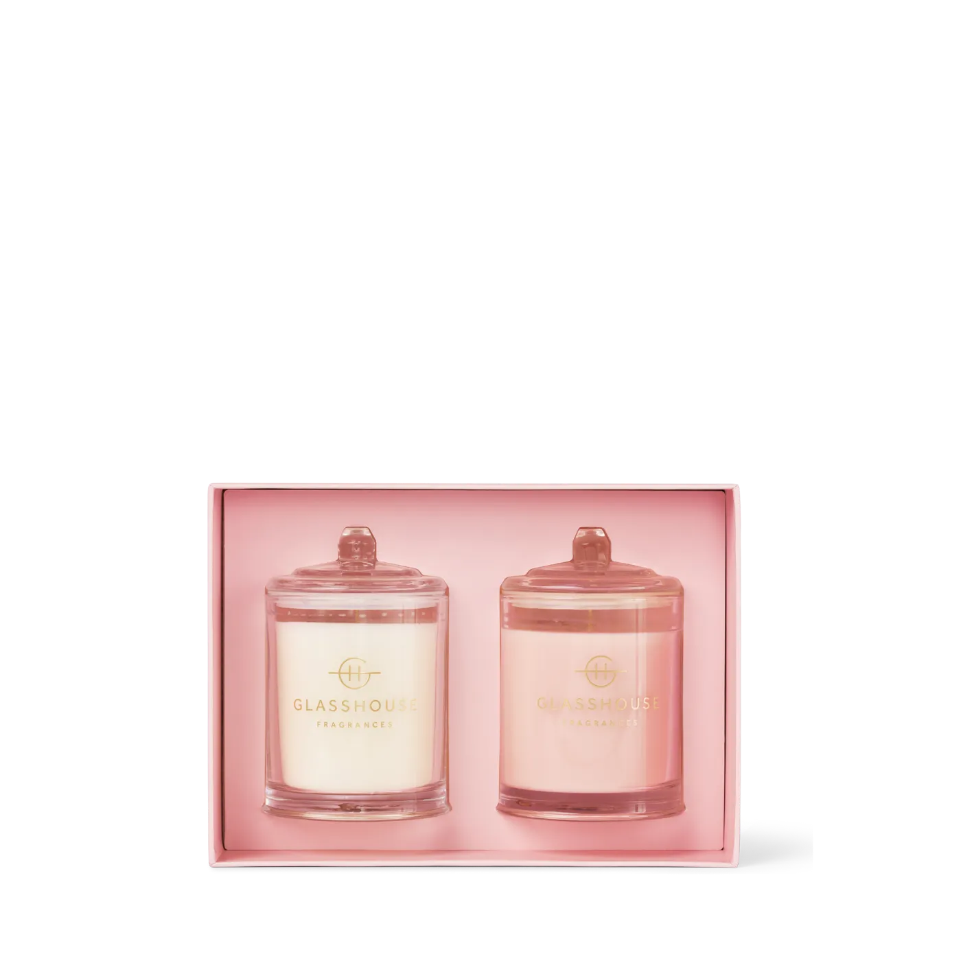 Glasshouse Radiance In Bloom & Velvet Rhapsody Candle Duo