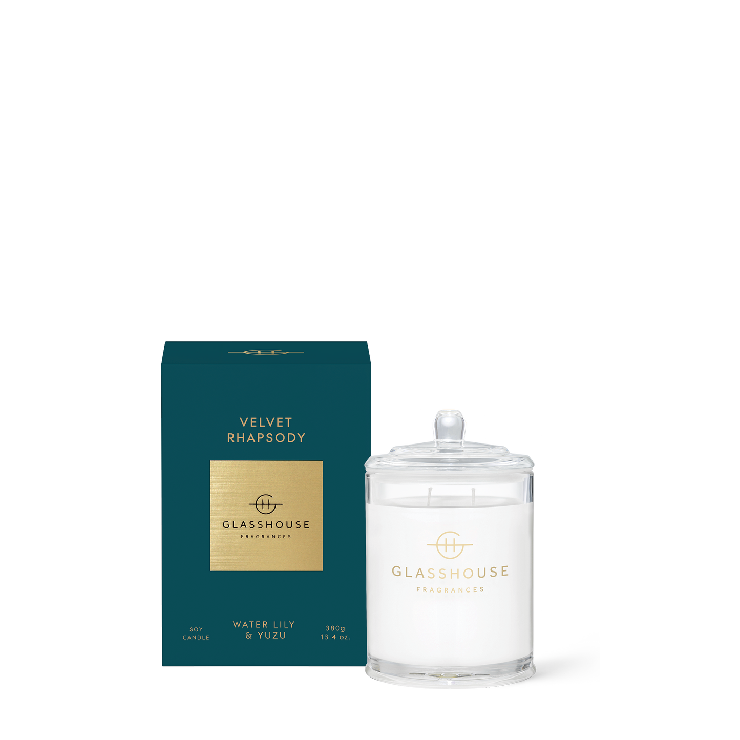 Glasshouse Velvet Rhapsody 380g Triple Scented Soy Candle