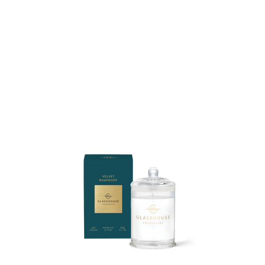 Glasshouse Velvet Rhapsody 60g Triple Scented Soy Candle