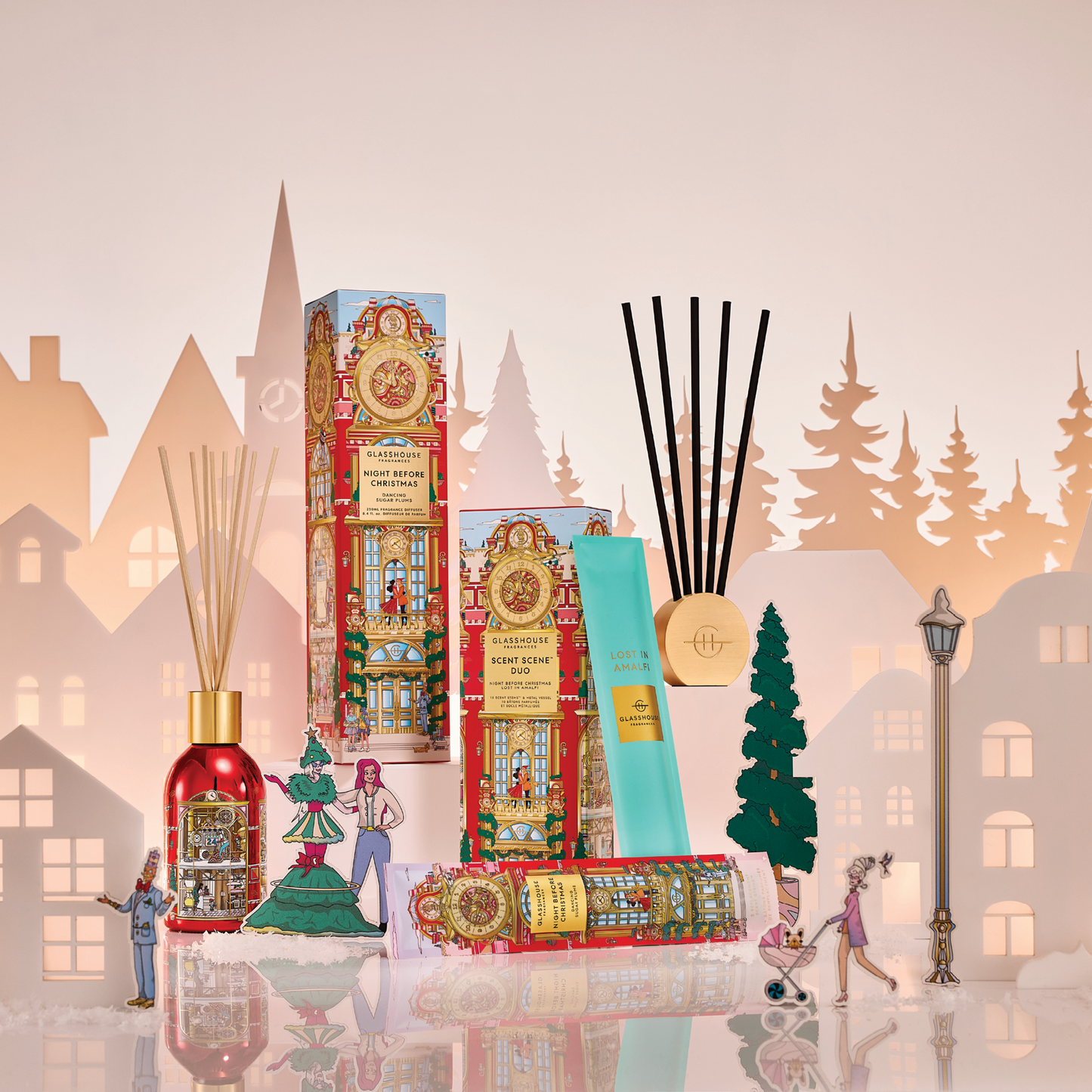 Glasshouse Night Before Christmas Replacement Scent Stems
