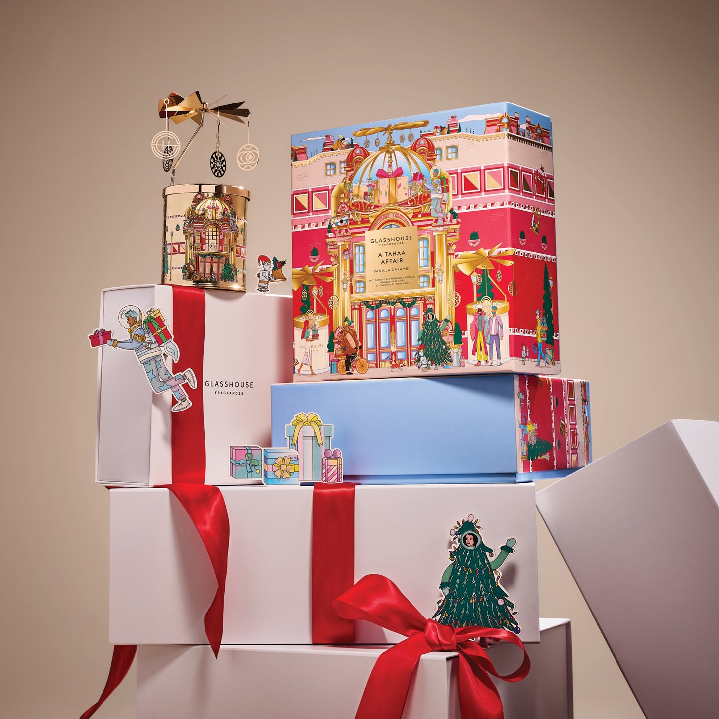 Glasshouse A Tahaa Affair Spinning Carousel Gift Set