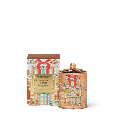 Glasshouse Gingerbread House 380g Triple Scented Soy Candle