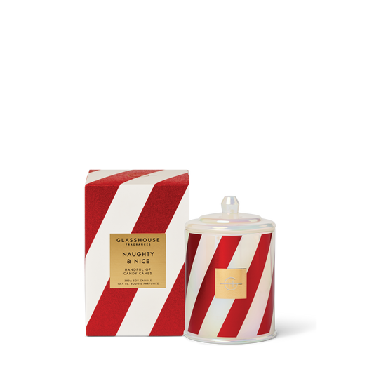 Glasshouse Naughty & Nice 380g Triple Scented Soy Candle