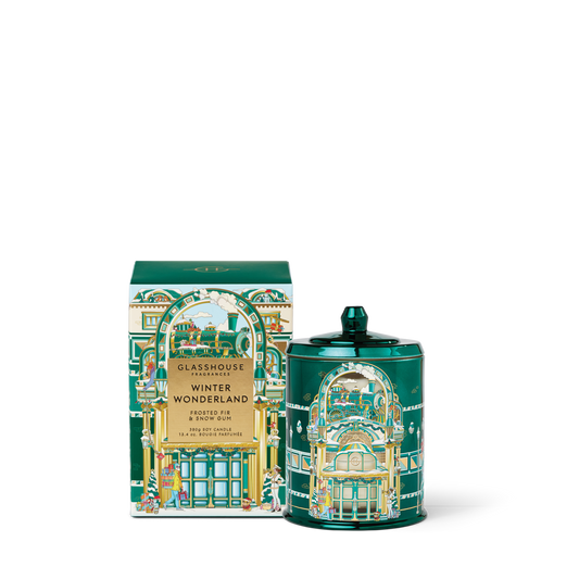 Glasshouse Winter Wonderland 380g Triple Scented Soy Candle