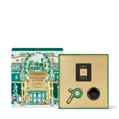 Glasshouse Car Diffuser & Key Ring Gift Set