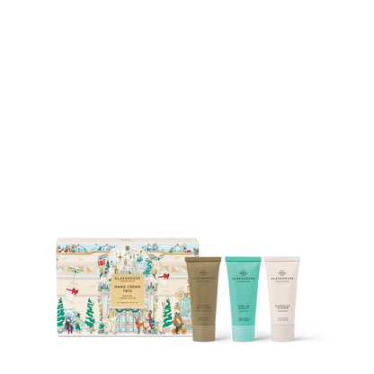 Glasshouse Kyoto In Bloom, Lost In Amalfi & Marseille Memoir Hand Care Trio