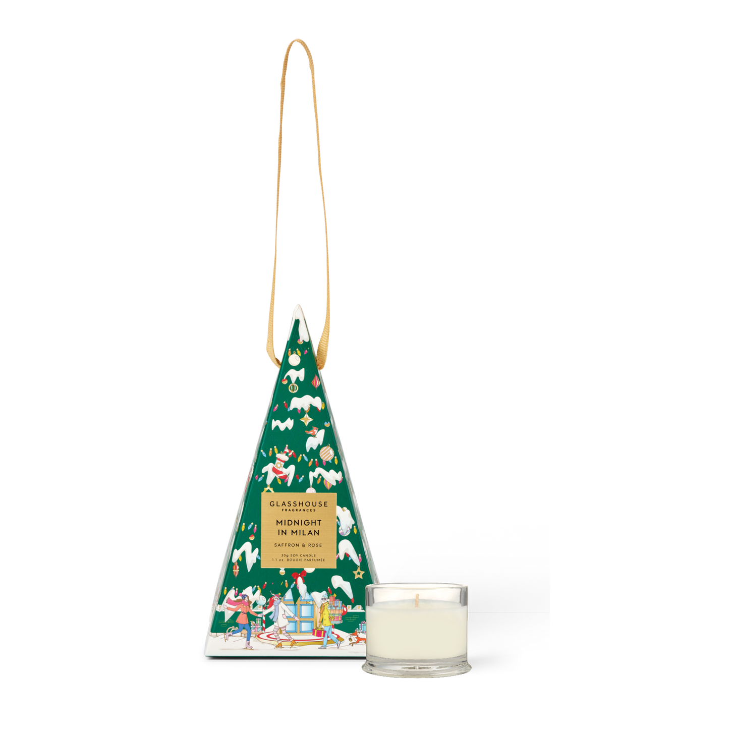 Glasshouse Midnight In Milan Candle Bauble 30g