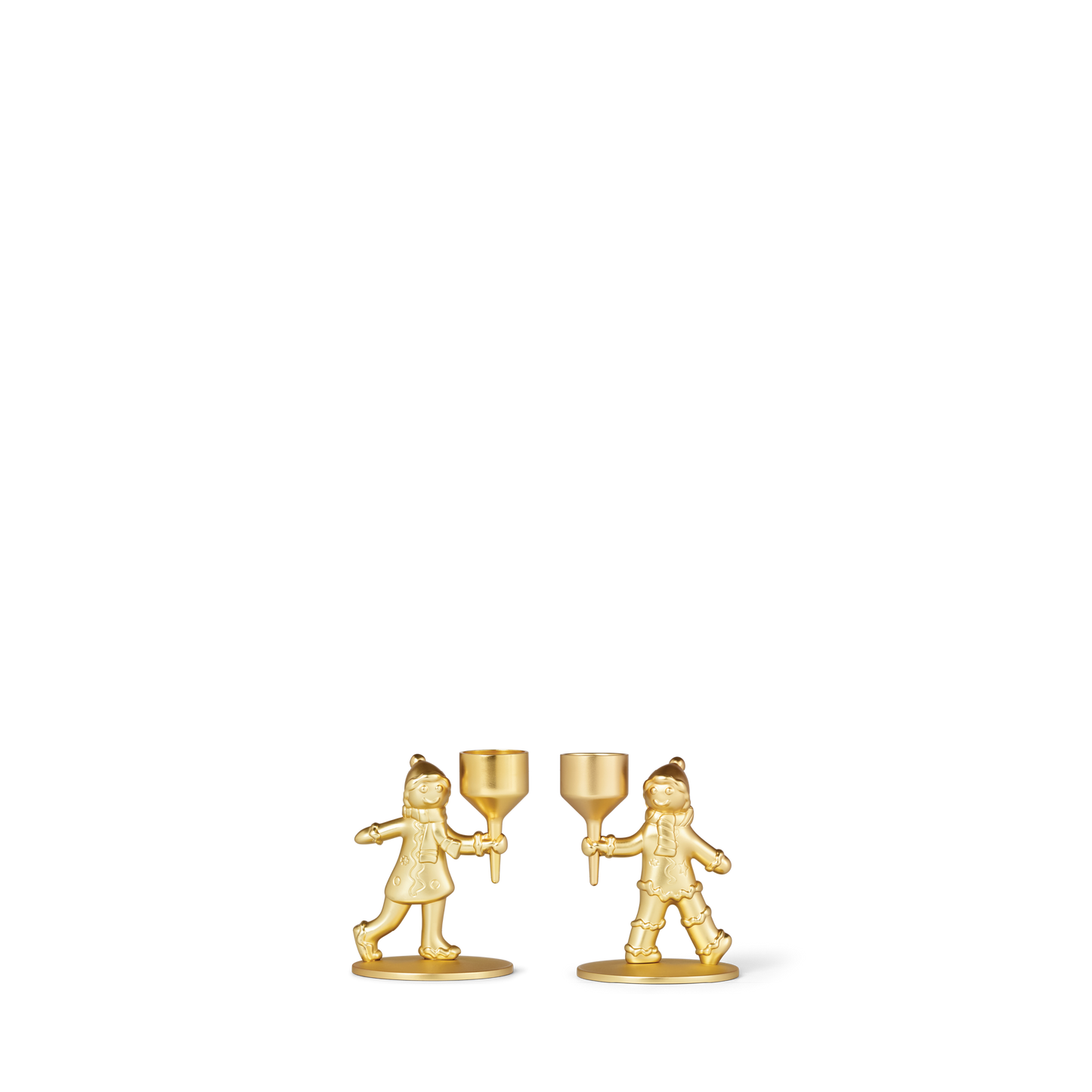 Glasshouse Metal Candle Sticks 2 piece Gift Set