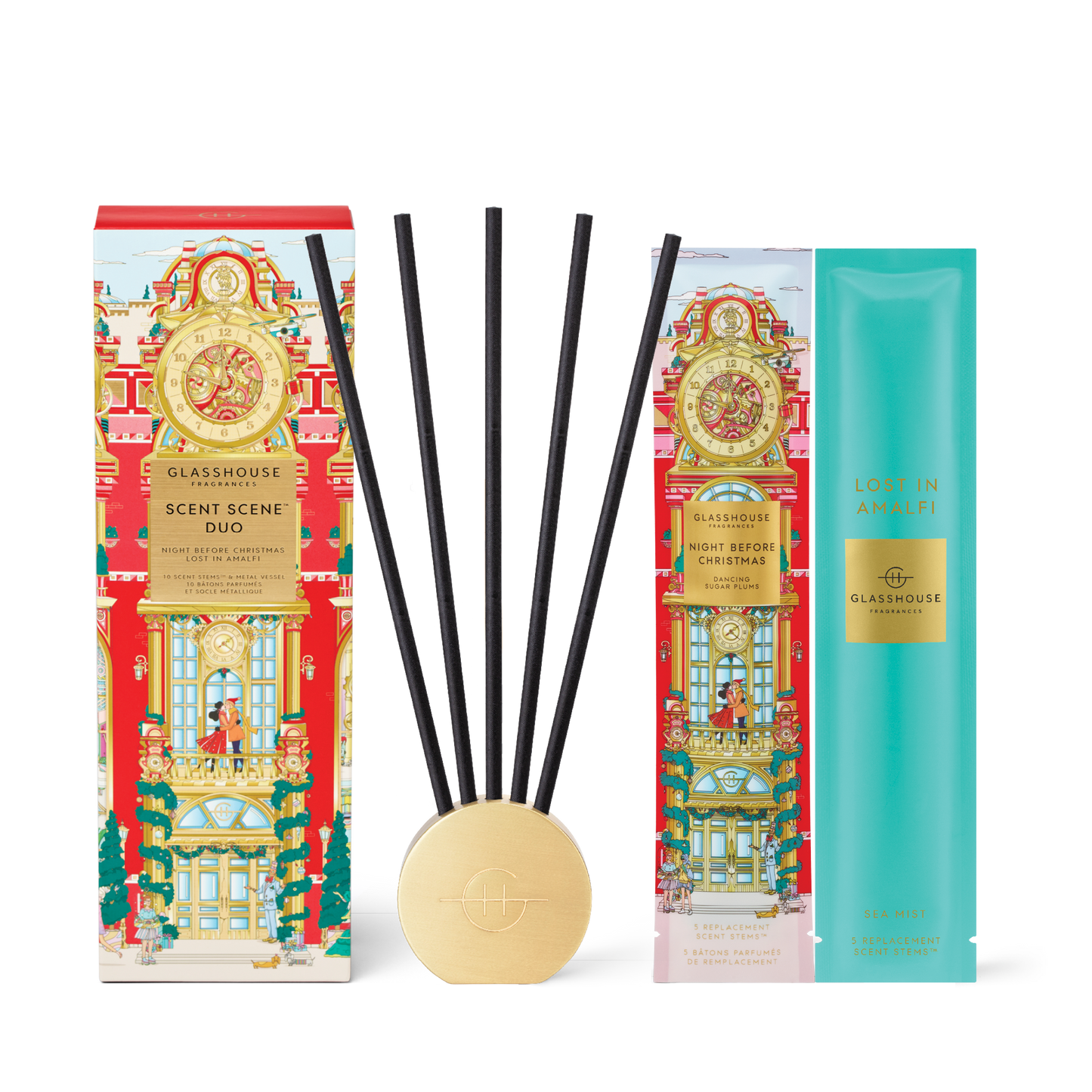 Glasshouse Night Before Christmas & Lost In Amalfi Scent Scene Duo