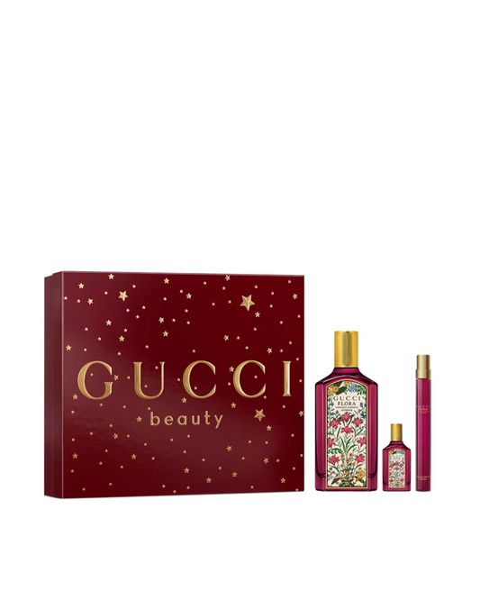 Gucci Flora Gorgeous Gardenia Intense EDP 100ml 3-Piece Gift Set