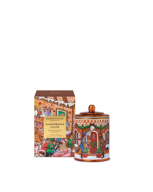Glasshouse Gingerbread House 380g Triple Scented Soy Candle